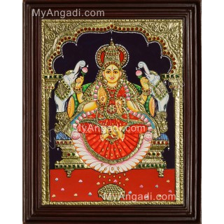 Gajalakshmi Tanjore Painting