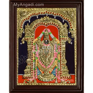 Thirupathi Venkatachalapathi Tanjore Painting