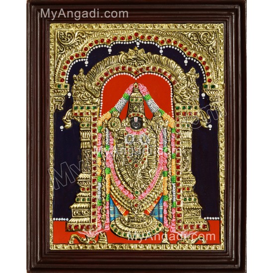 Thirupathi Venkatachalapathi Tanjore Painting Thirupathi Venkatachalapathi Tanjore Painting