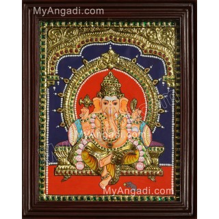 Ganesha Tanjore Painting