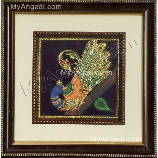 Peacock Tanjore Painting