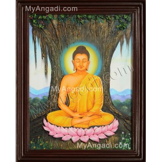 Buddha Tanjore Painting