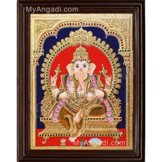 Ganesha Tanjore Painting