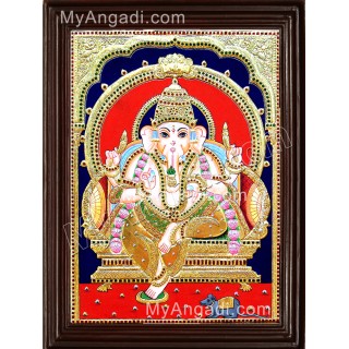 Ganesha Tanjore Painting