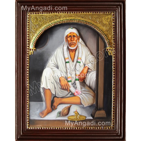 Shirdi Sai Baba Tanjore Painting