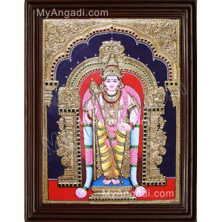 Murugan Raja Alankaram Tanjore Painting