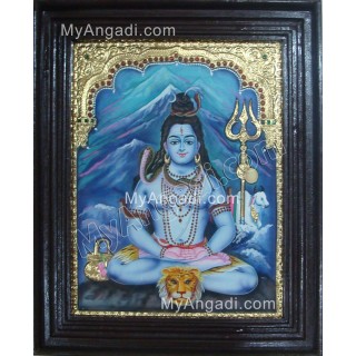 Lord Shiva Tanjore Painting