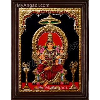 Bhuvaneswari Amman Tanjore Painting