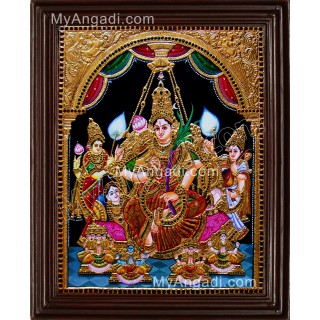 Raja Rajeshwari Tanjore Painting