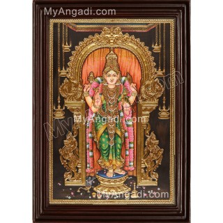 Meenakshi Amman Tanjore Painting