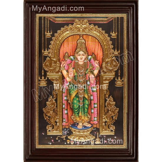 Meenakshi Amman Tanjore Painting