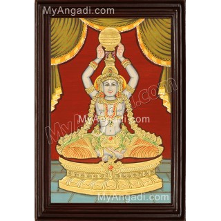 Lord Vishnu Tanjore Painting