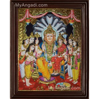 Lakshmi Narasimhar Tanjore Painting