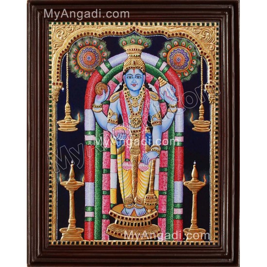 Guruvayurappan Tanjore Painting