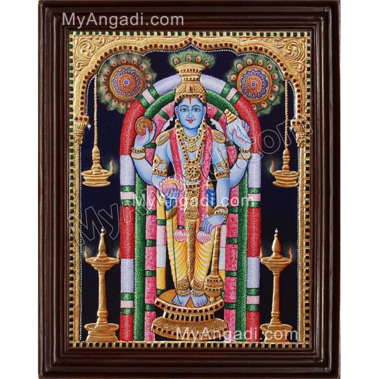 Guruvayurappan Tanjore Painting