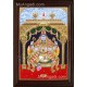 Krishna sitting Tanjore Painting Krishna sitting Tanjore Painting