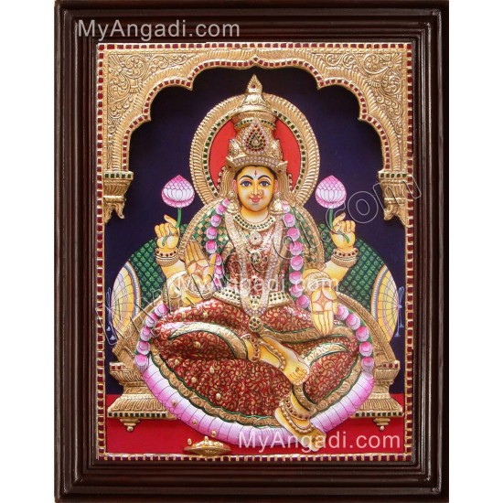 Iswarya Lakshmi Tanjore Painting