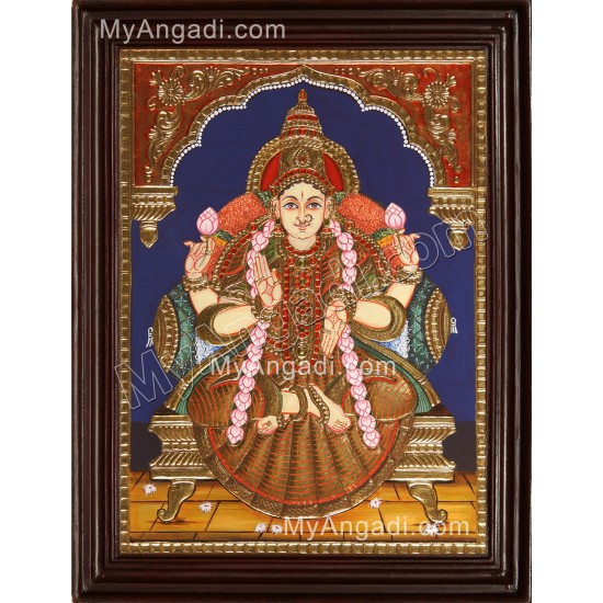 Iswarya Lakshmi Tanjore Painting