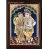 Krishna with Rukmani Tanjore Painting