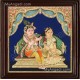Jada Krishna Tanjore Painting Jada Krishna Tanjore Painting