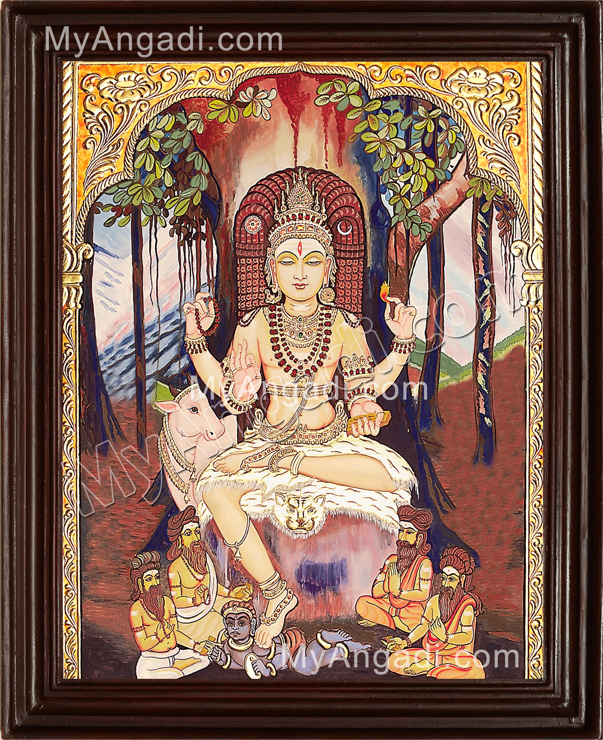 Dakshinamurthy Tanjore Painting