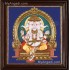 Pancha muga Ganesha Tanjore Painting