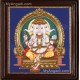 Pancha muga Ganesha Tanjore Painting