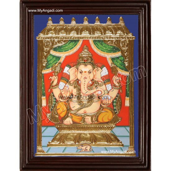 Ganesha Tanjore Painting