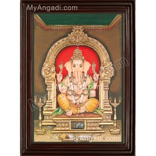 Ganesha Tanjore Painting