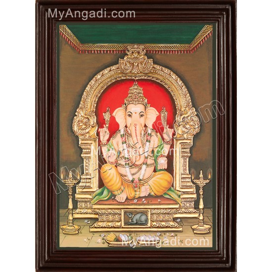 Ganesha Tanjore Painting Ganesha Tanjore Painting