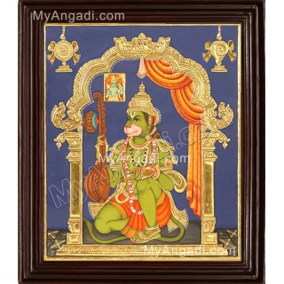 Hanuman Tanjore Painting