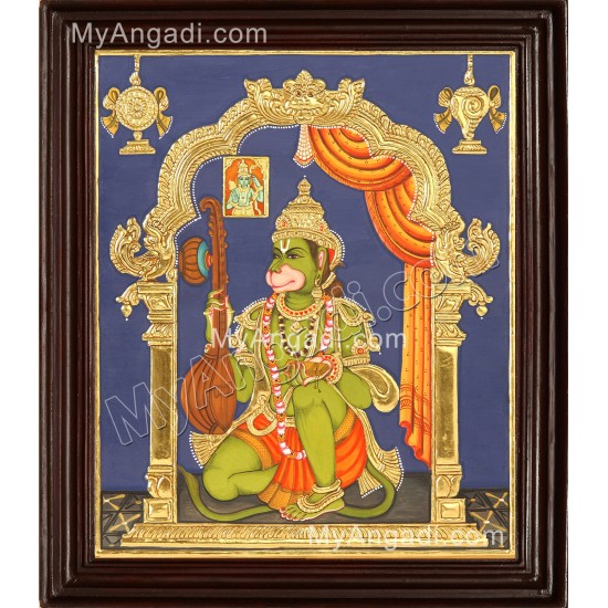 Hanuman Tanjore Painting