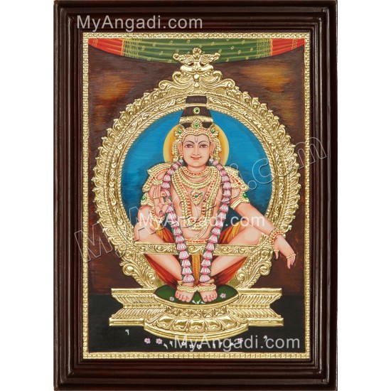 Iyyappan Tanjore Painting