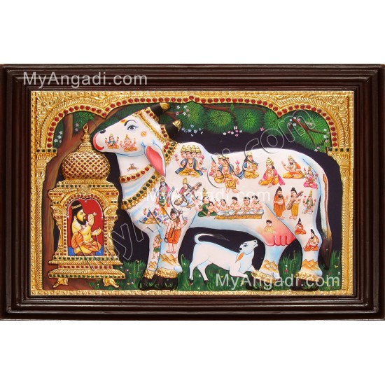 Komatha Tanjore Painting Komatha Tanjore Painting