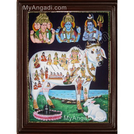 Komatha Tanjore Painting Komatha Tanjore Painting