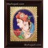 Oval Radha Krishna Tanjore Painting, Krishna Tanjore Painting