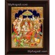 Ramar Pattabishekam Tanjore Painting, Ramar Tanjore Painting