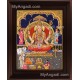 Santhoshi Maatha Tanjore Painting, Amman Tanjore Painting Santhoshi Maatha Tanjore Painting, Amman Tanjore Painting