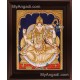 Saraswathi Tanjore Painting, Traditional Saraswathi Tanjore Painting