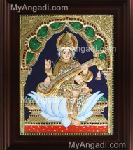 Saraswathi Tanjore Paintings Saraswathi Tanjore Paintings
