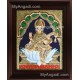 Saraswathi Tanjore Painting, Traditional Saraswathi Tanjore Painting