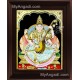 Saraswathi Tanjore Painting, Traditional Saraswathi Tanjore Painting