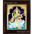 Saraswathi Tanjore Painting, Traditional Saraswathi Tanjore Painting