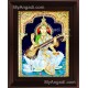 Saraswathi Tanjore Painting, Traditional Saraswathi Tanjore Painting Saraswathi Tanjore Painting, Traditional Saraswathi Tanjore Painting