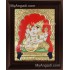 Side Face Ganesha Tanjore Painting, Ganesha Tanjore Painting