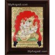 Side Face Ganesha Tanjore Painting, Ganesha Tanjore Painting Side Face Ganesha Tanjore Painting, Ganesha Tanjore Painting