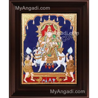 Sivan Paarvathi Tanjore Painting, Ganesha Tanjore Painting