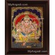 Straight Face Ganesha Tanjore Painting, Ganesha Tanjore Painting Straight Face Ganesha Tanjore Painting, Ganesha Tanjore Painting