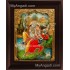 Swinging Radha Krishna Tanjore Painting, Krishna Tanjore Painting