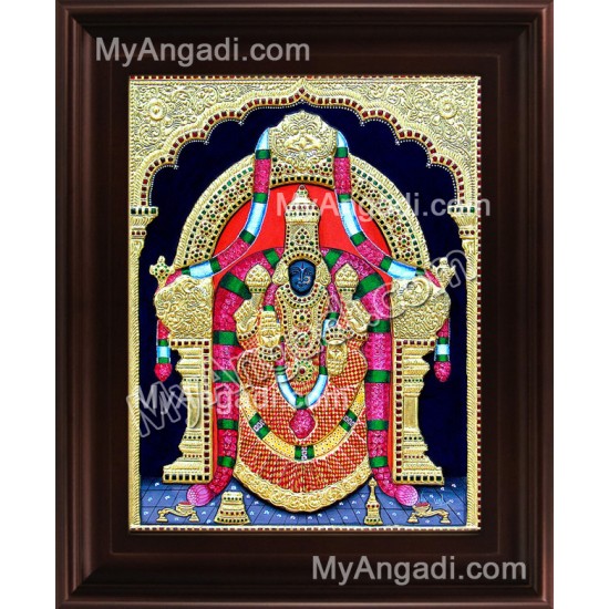 Thaayar Tanjore Painting, Tirupati Padmavathi Thayar Tanjore Painting